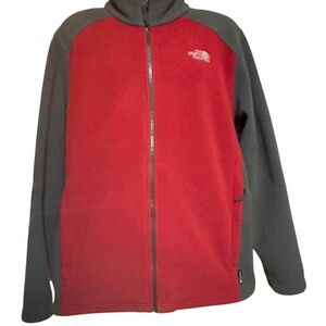 The North Face Men's Red and Black Jacket - X Large.